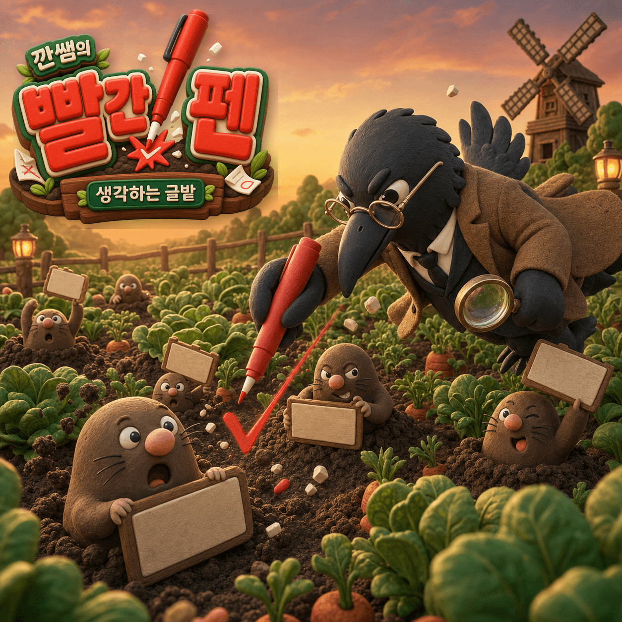 깐쌤의 빨간 펜 타이틀