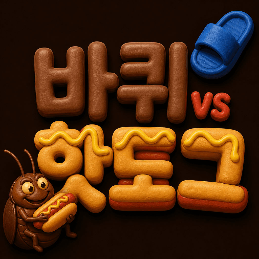 바퀴 vs 핫도그 타이틀